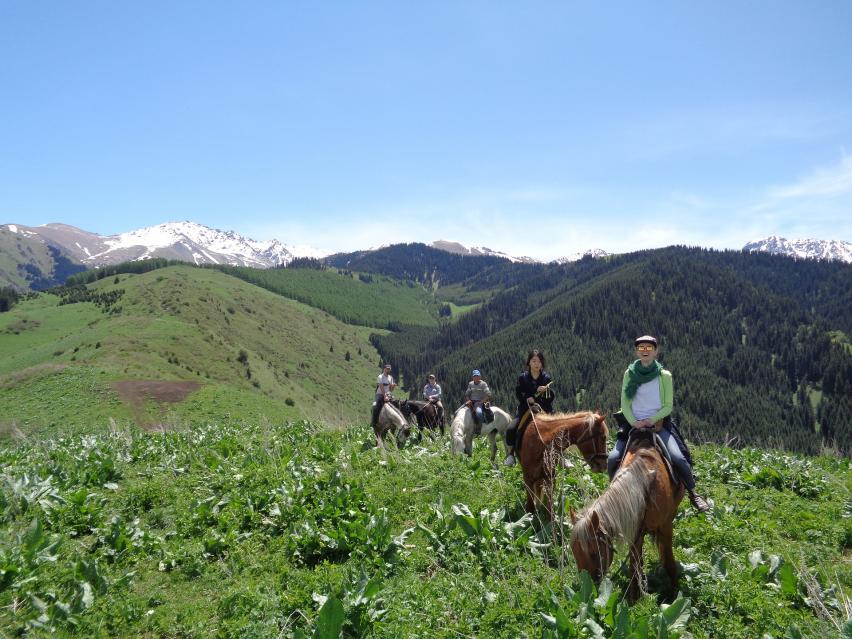 Horseback riding in Kyrgyzstan