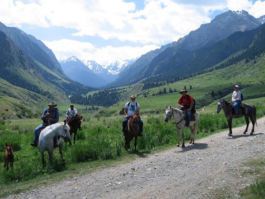 Horse riding Kyrgyzstan