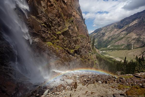 Barskoon waterfall