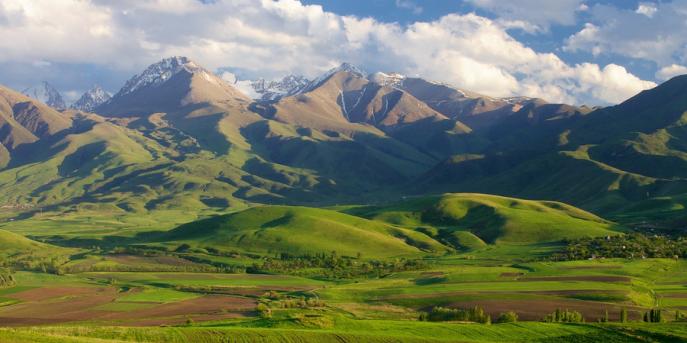 Kyrgyz Ala-Too mountain range