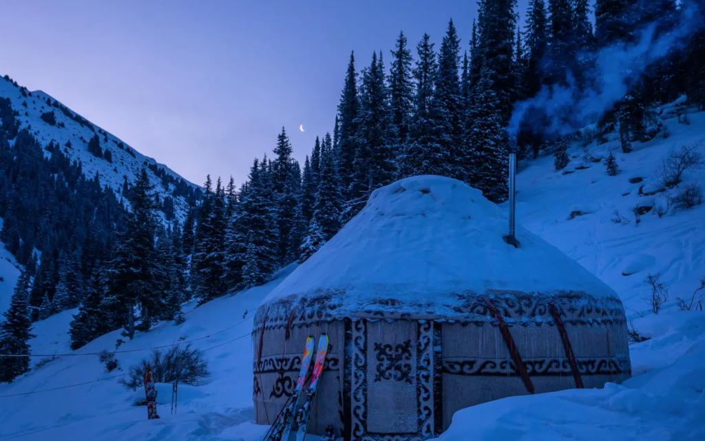 Winter tour around Issyk-Kul Lake