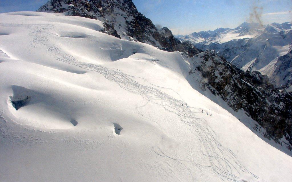 Heliskiing in Karakol