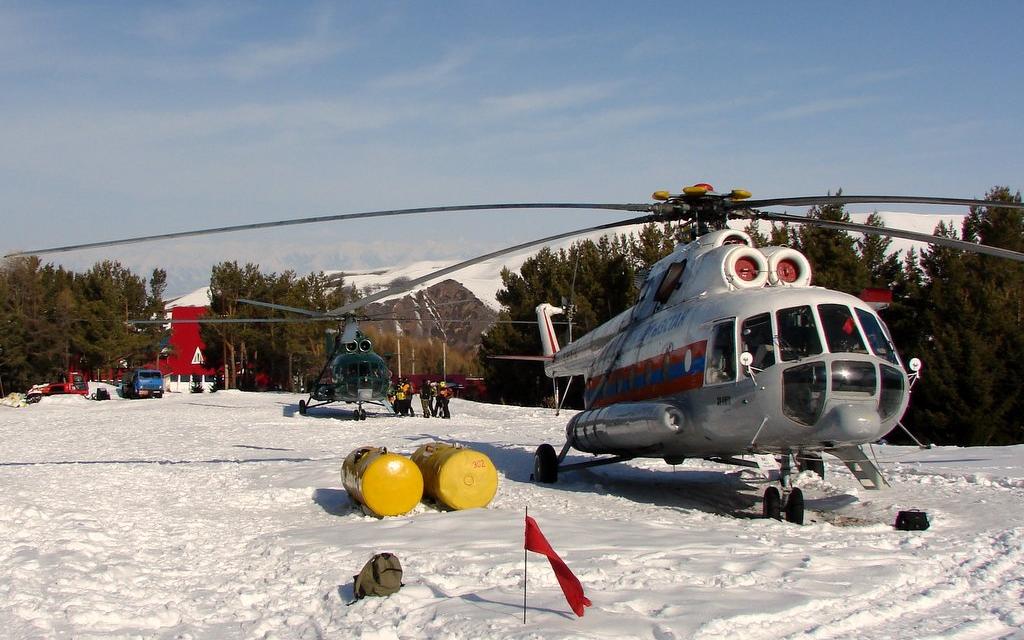 Heliskiing in Karakol