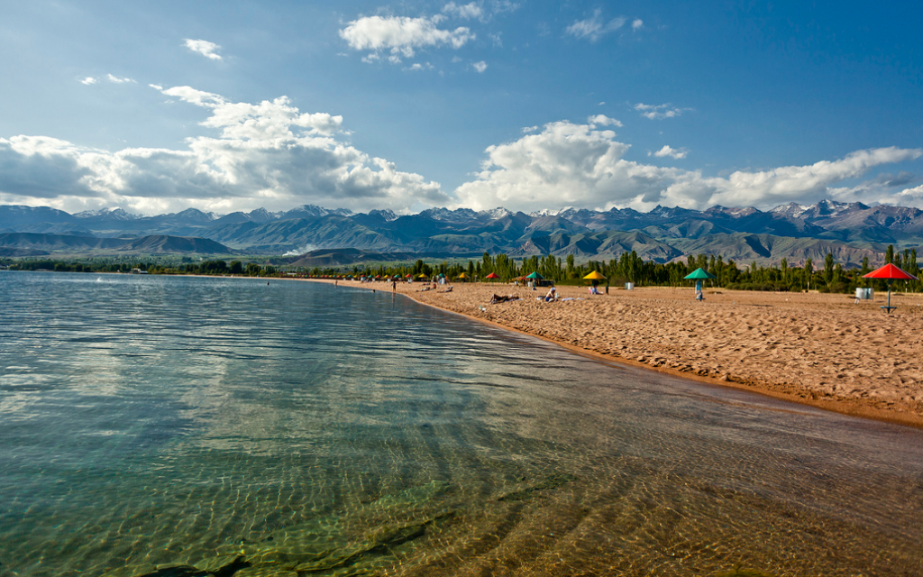 Issyk Kul beach