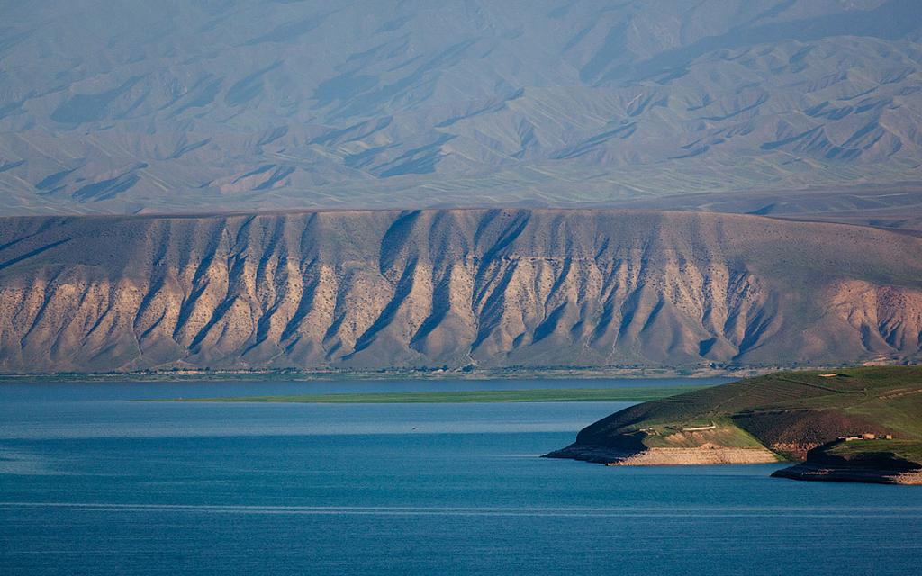 Toktogul water reservoir