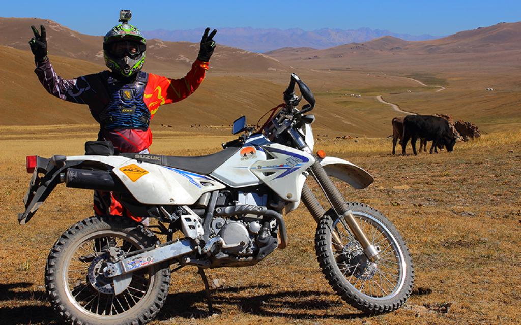 Motorcycle tour in Kyrgyzstan