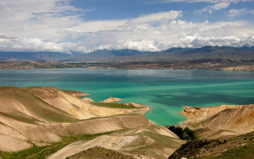 Toktogul water reservoir